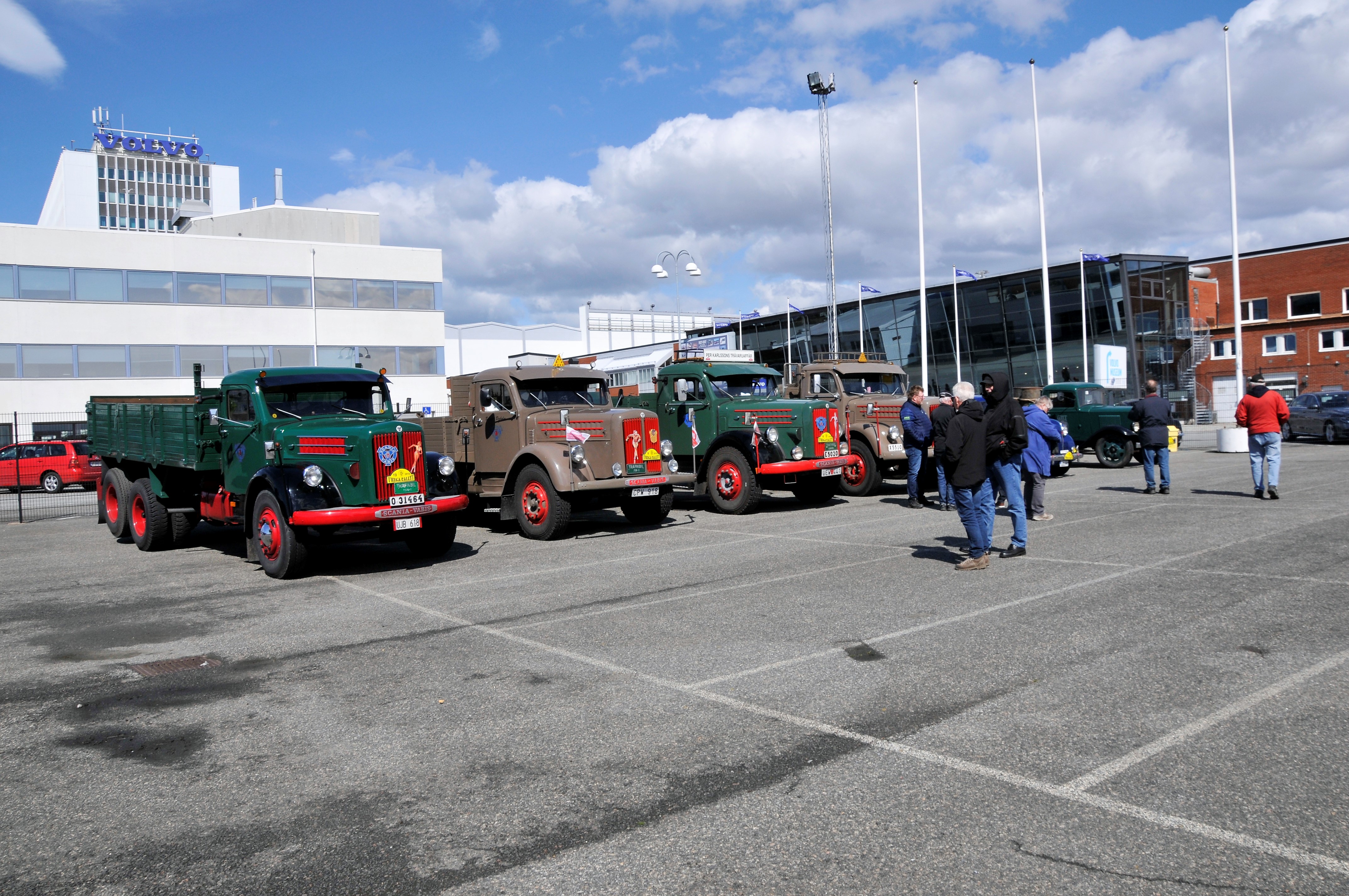 En samling Scania-Vabis En samling Scania-Vabis