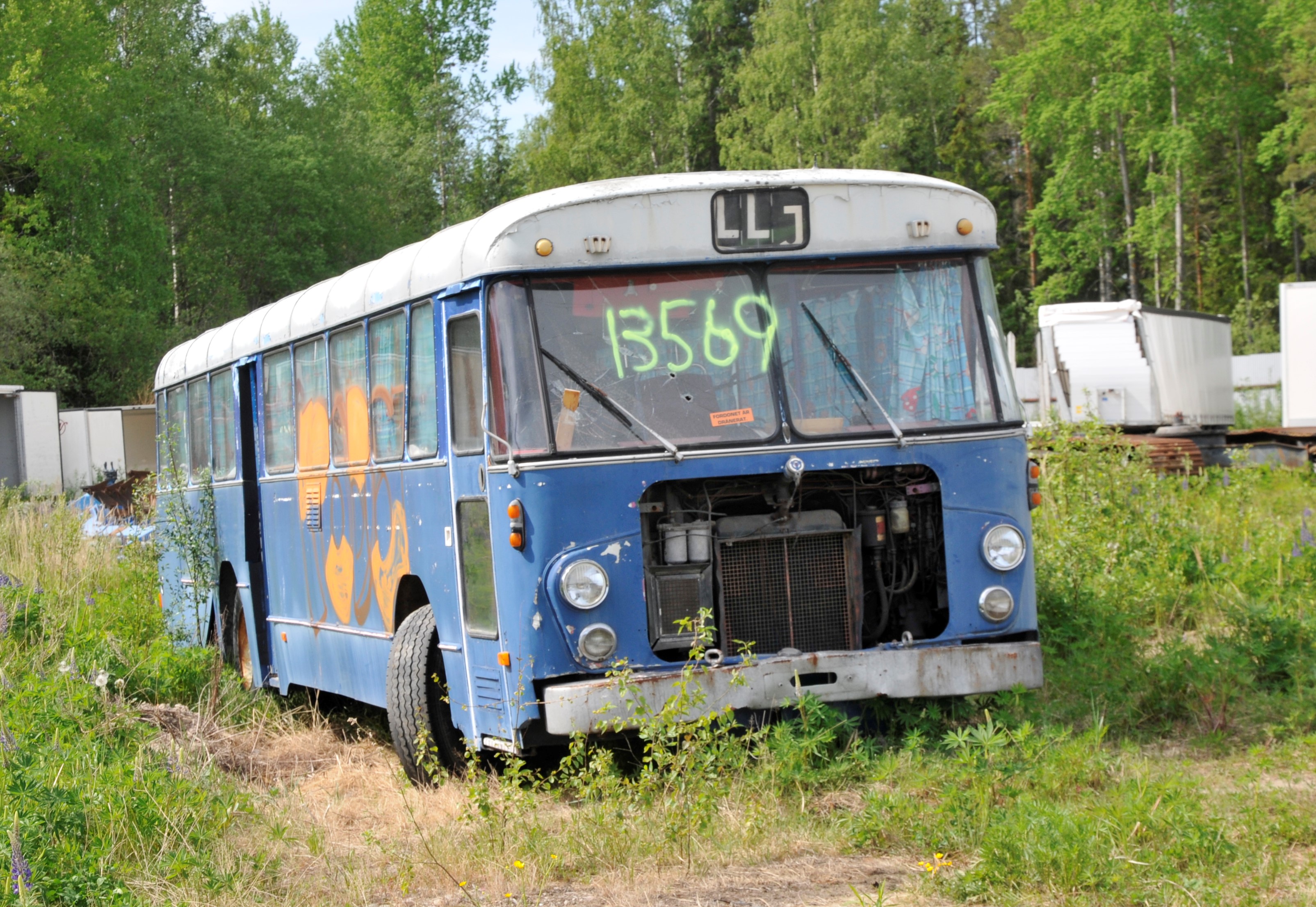 En Scania - Vabis husbuss fanns också att se En Scania - Vabis husbuss fanns också att se