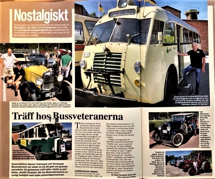 Träffen blev förevigad i Nostalgia Träffen blev förevigad i Nostalgia
